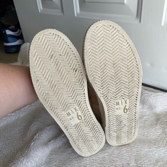 Mix No 6 rose gold glitter platform sneakers - Picture 8 of 8